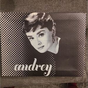 audrey hepburn small canvas 11x7